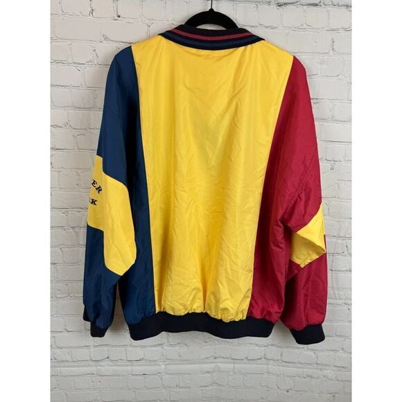 CUTTER & BUCK yellow blue red CLIMAGUARD mens windbreaker coat size L NWT - Picture 10 of 12